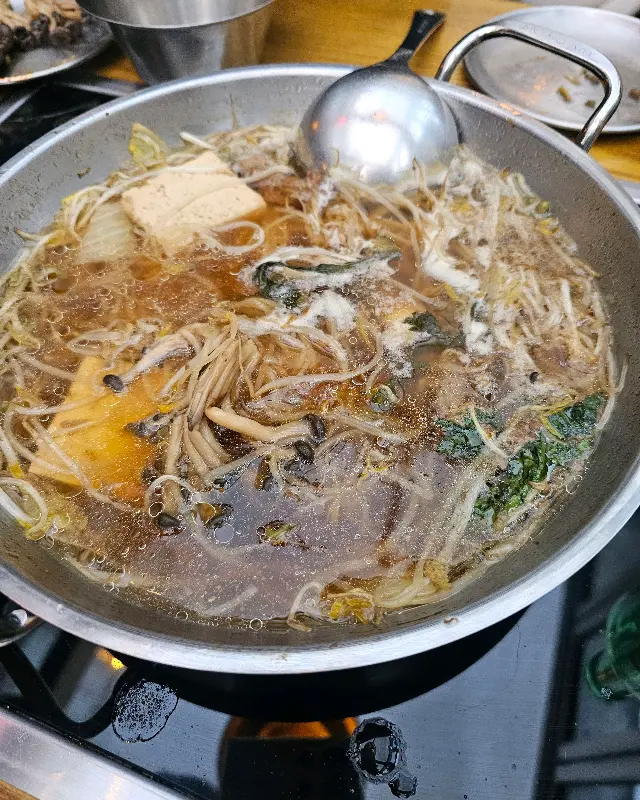 나베 요리의 모습