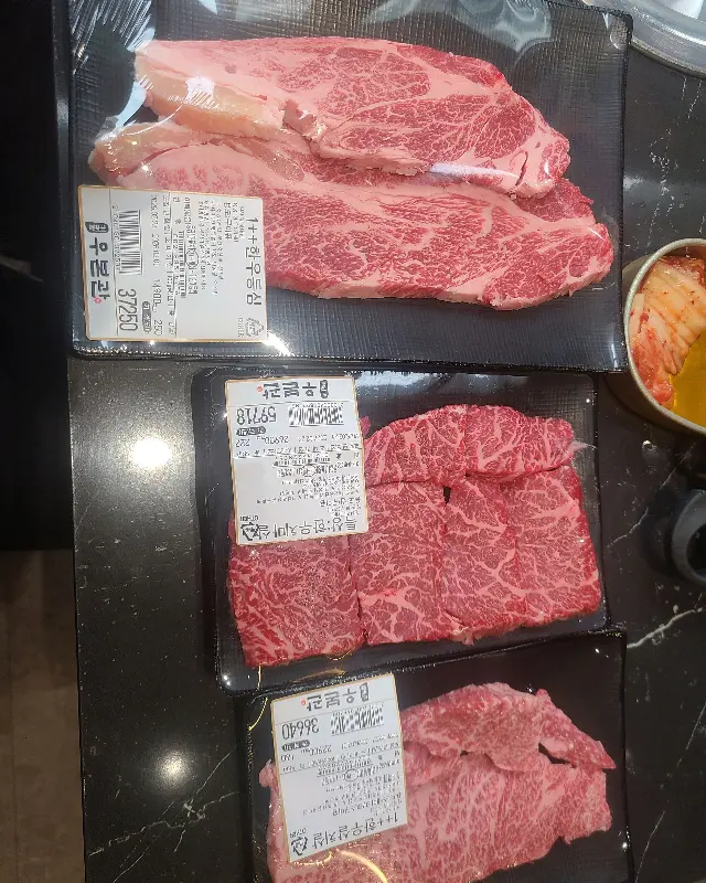 마블링이 뛰어난 한우