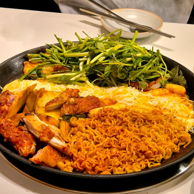 미나리 사리 추가