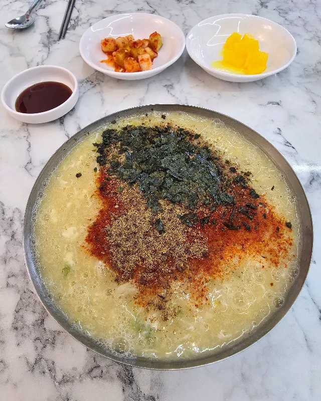 전주식 칼국수 한상차림