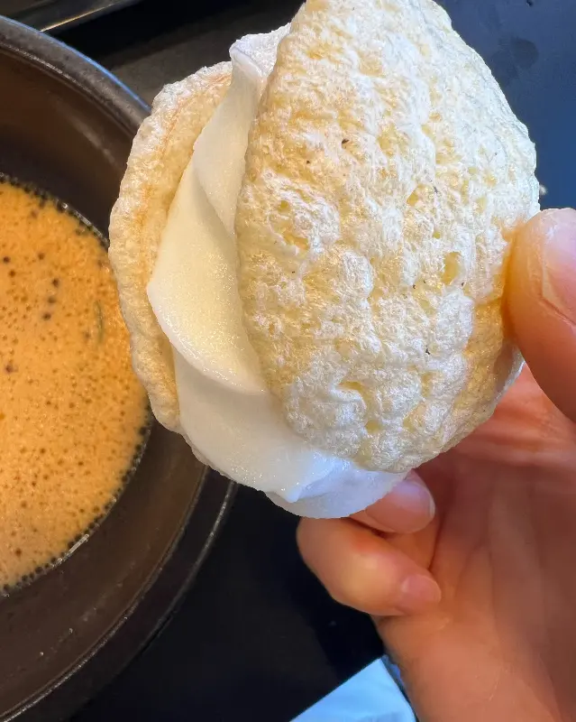 후식으로 제공되는 아이스크림