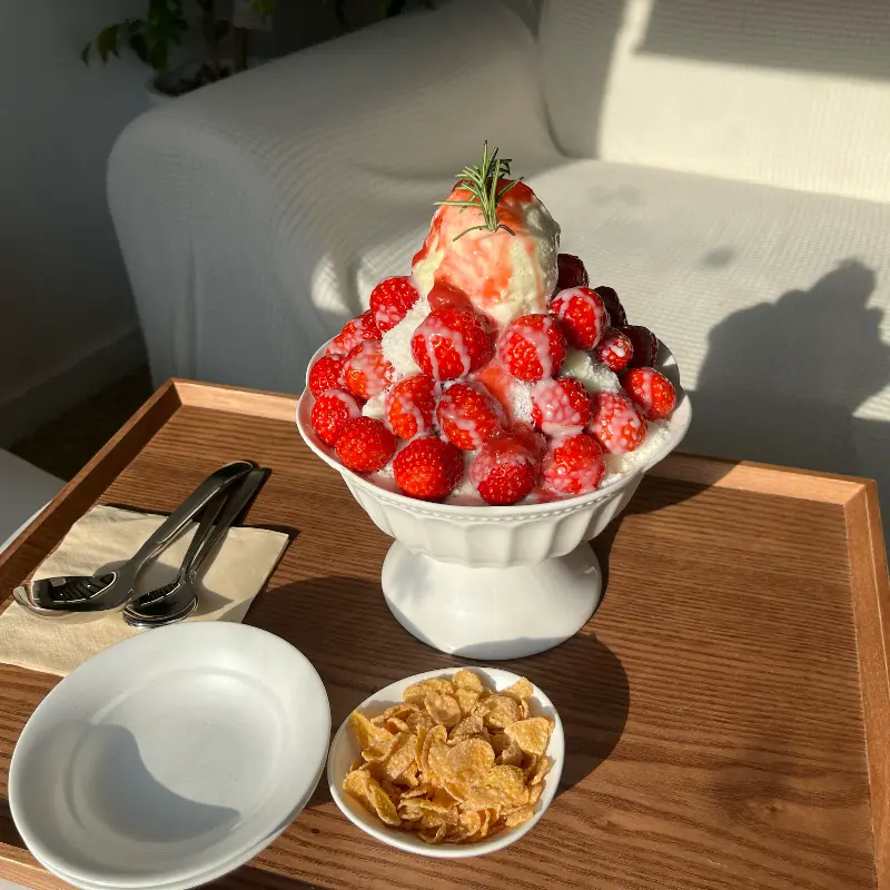 혜화담의 딸기빙수