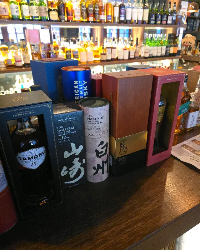 다양한 종류의 위스키