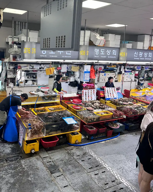 자갈치시장 영도상회 전경