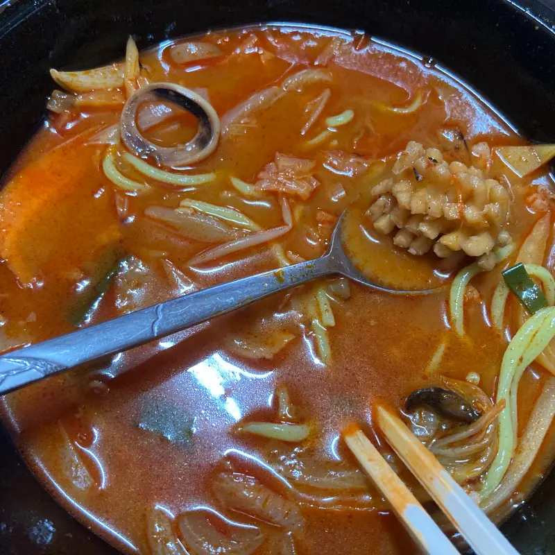 해물이 듬뿍 들어간 짬뽕