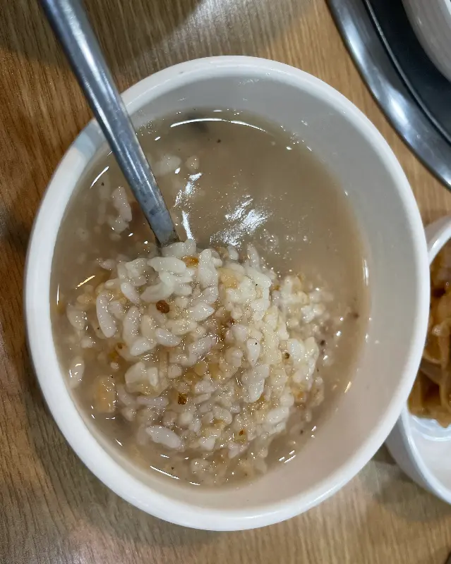 따뜻하고 구수한 누룽지