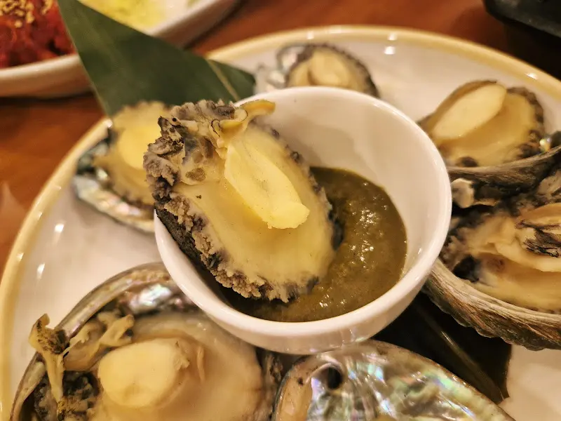 전복촌의 전복 요리