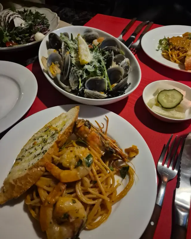 새우 투움바 파스타