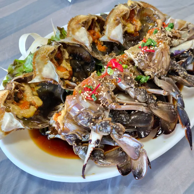 간장게장과 밑반찬