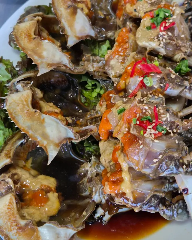 간장게장 근접샷