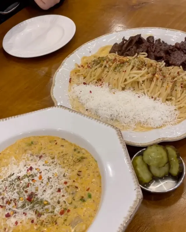 불고기 크림 파스타