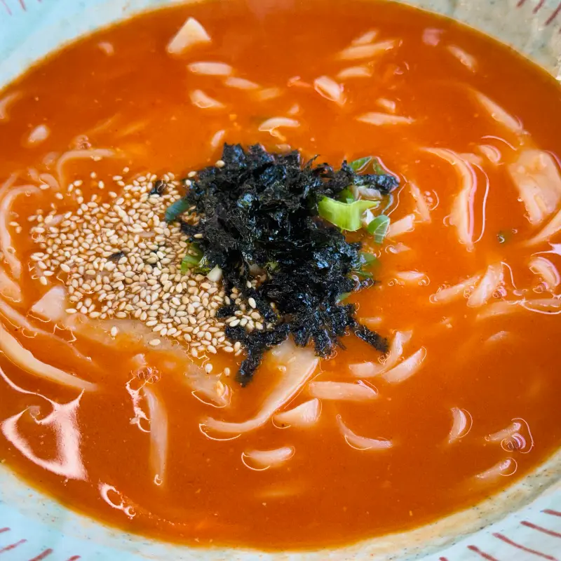 장칼국수 비주얼