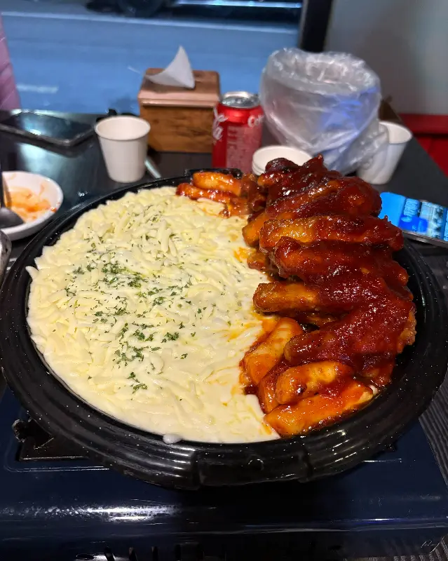치즈 쪽갈비 비주얼
