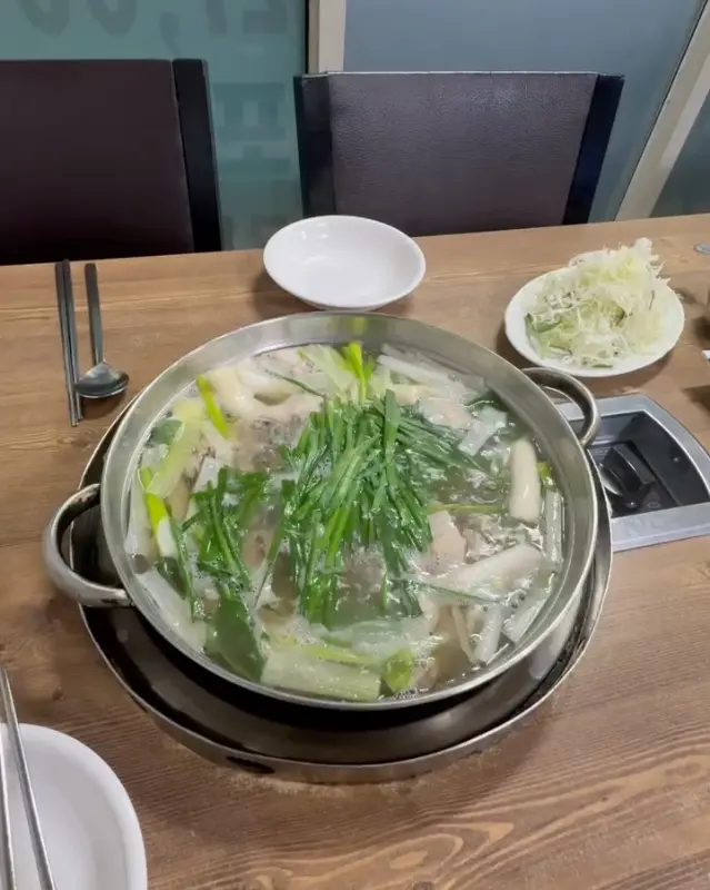 푸짐한 닭한마리 비주얼