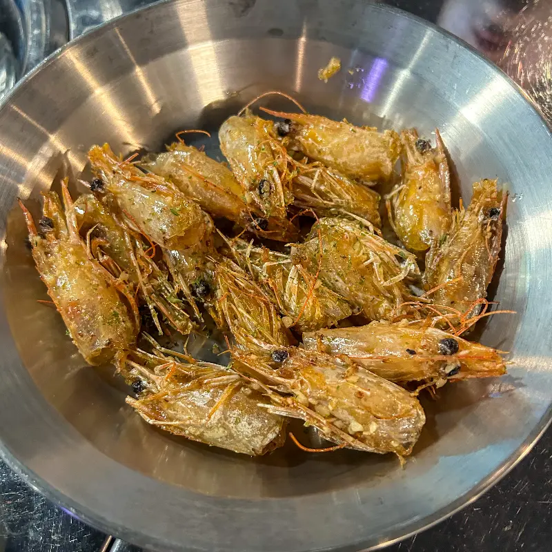 새우머리 버터구이