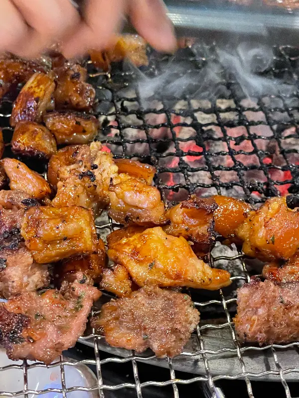 맛있게 구워진 뽈살