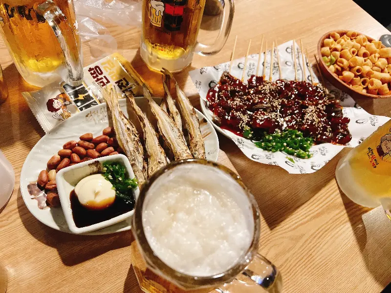 푸짐한 안주 한 상