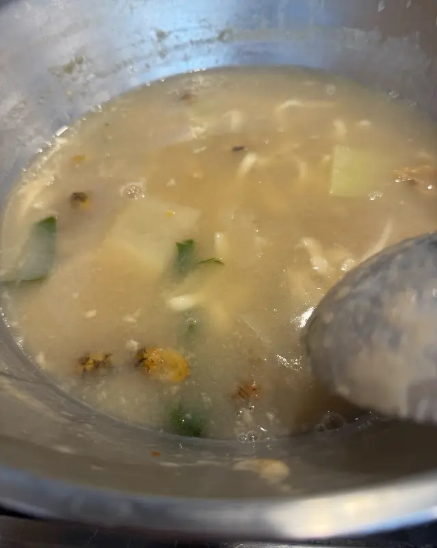 칼국수 국물