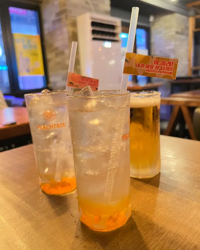 역전할머니맥주의 음료