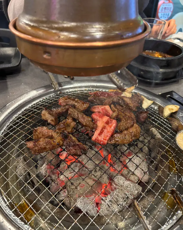 맛있게 구워진 고기