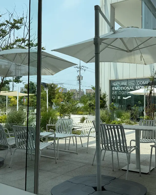 야외 테라스 좌석