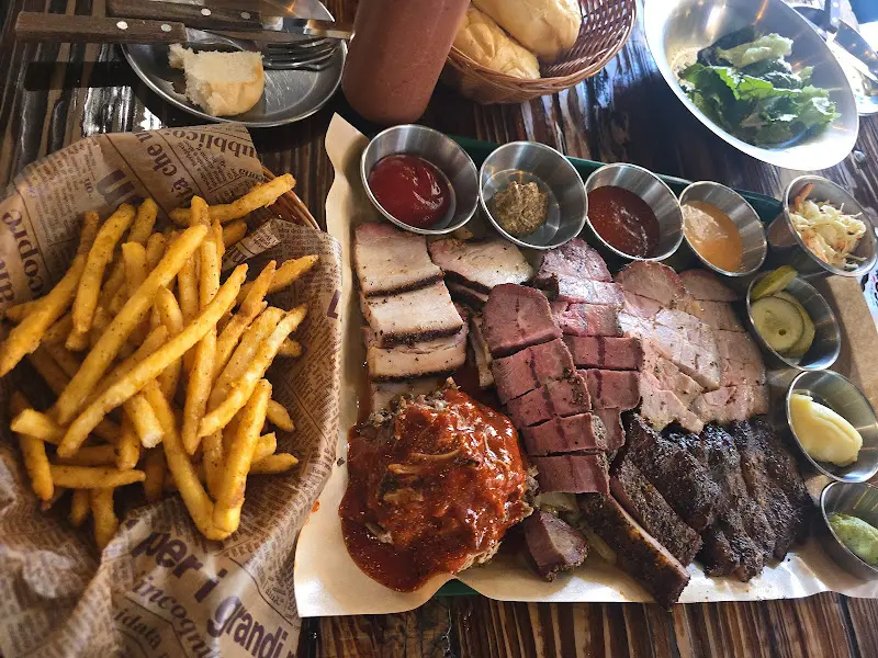 다양한 바베큐 플래터