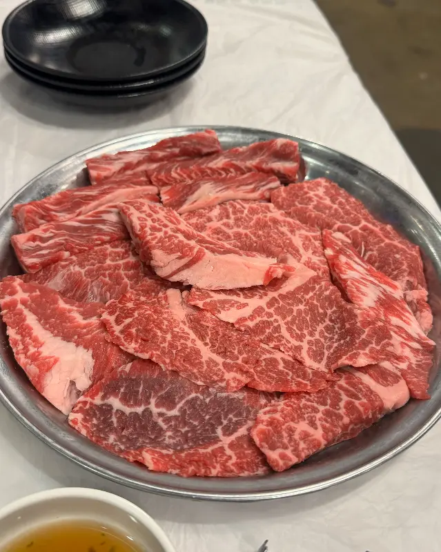 꽃갈비살 비주얼