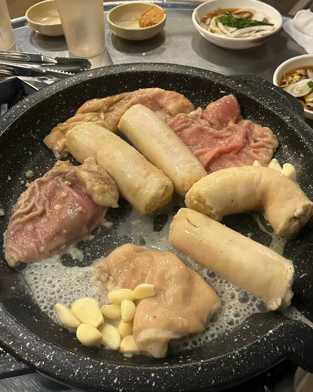 막창, 대창 초벌구이