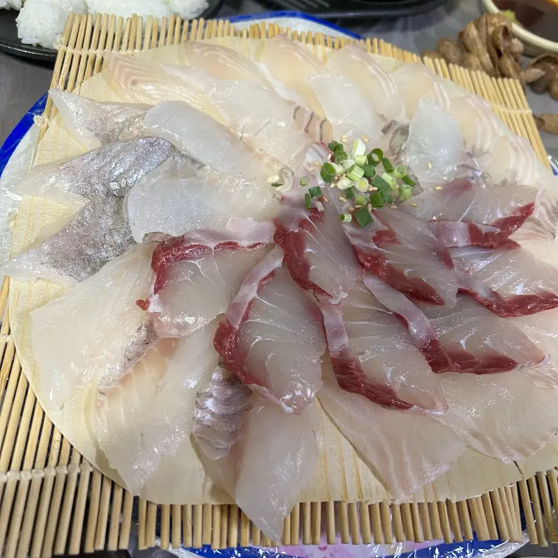 신선함이 가득한 대방어 회