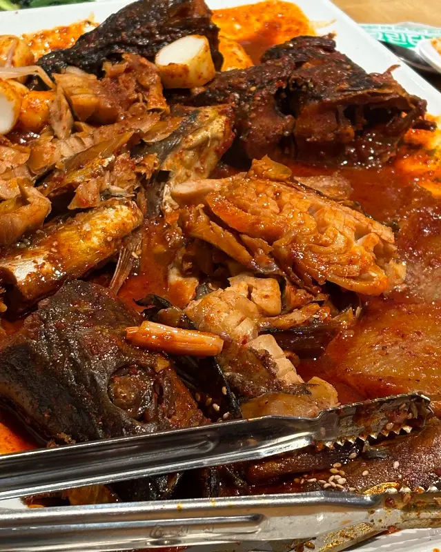 코다리 살이 진짜 푸짐하다