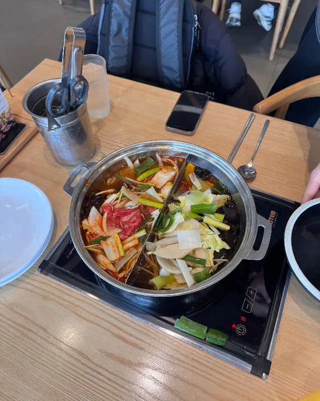 샤브샤브와 닭강정