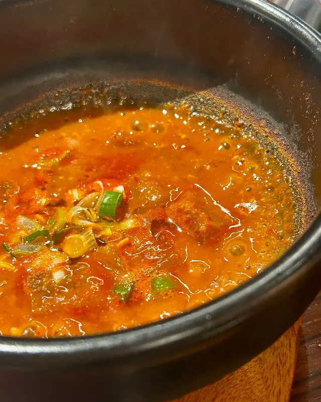 고추장찌개의 모습