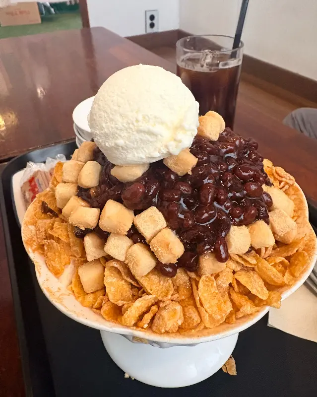 과일빙수 디테일