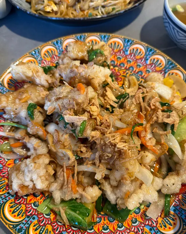 탕수육 클로즈업 샷