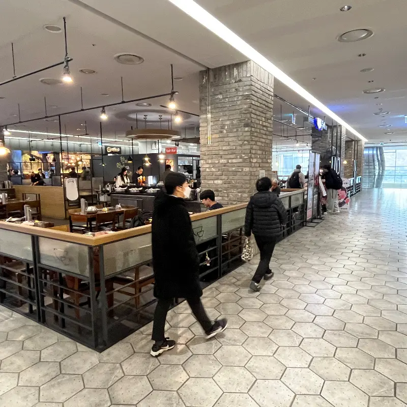 두끼 매장 내부 모습