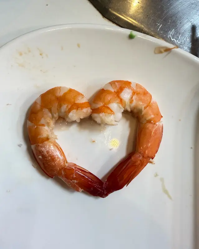 하트 모양 새우