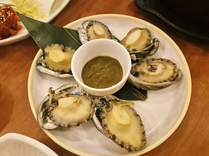 전복촌의 전복 요리