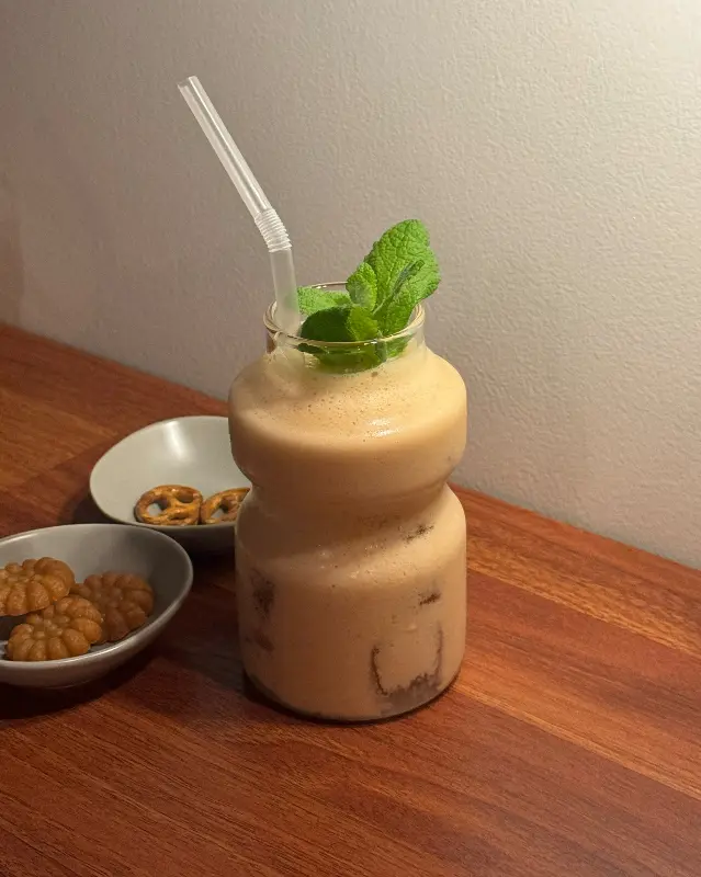 귀여운 병에 담긴 음료