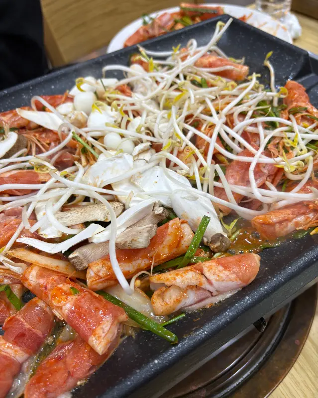 오리불고기 근접 샷