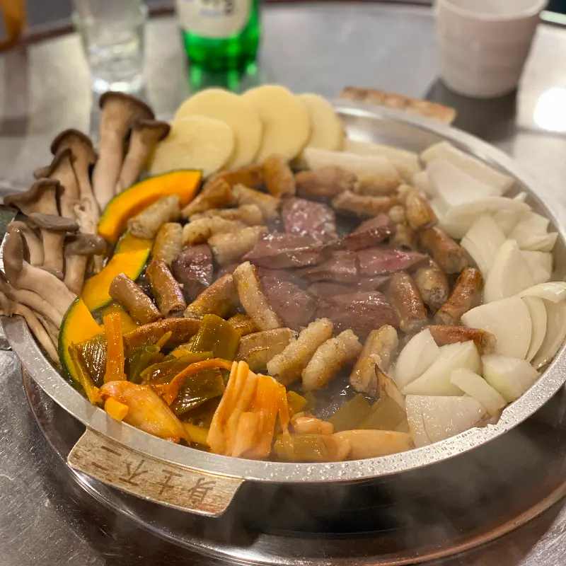 곱창 디테일 샷