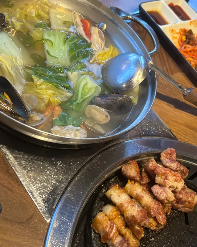 보기만 해도 시원한 조개탕