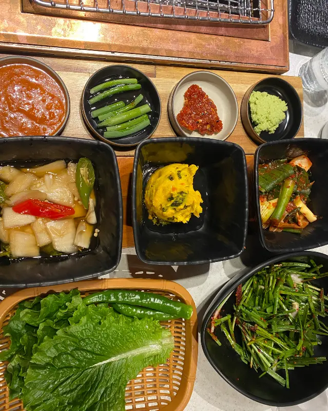 영동그집의 다양한 곁들임