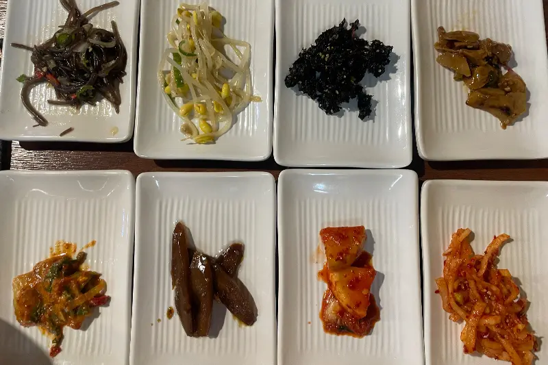 다양한 종류의 반찬