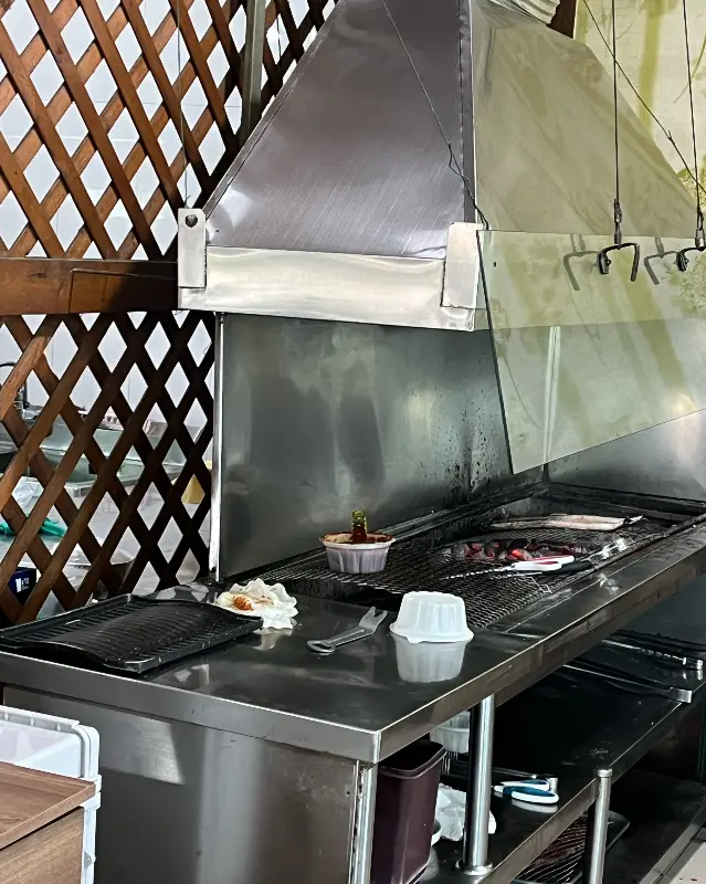 장어 굽는 공간