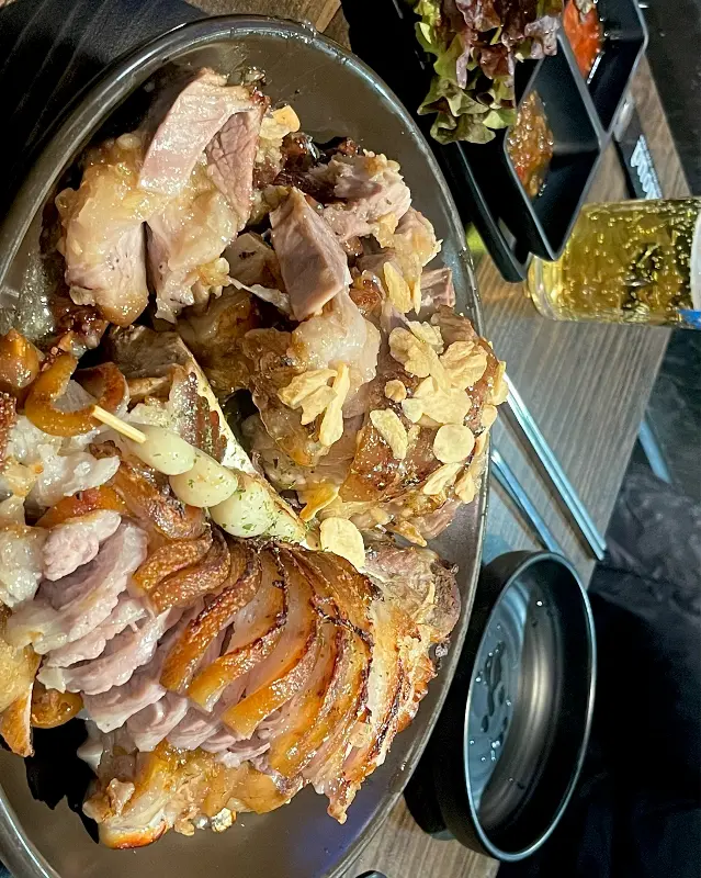 족발 클로즈업 샷