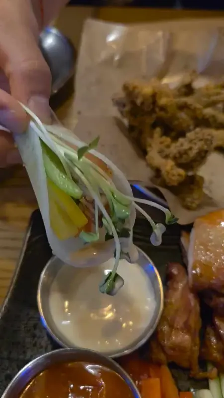 또띠아에 싸 먹는 후레쉬쌈닭