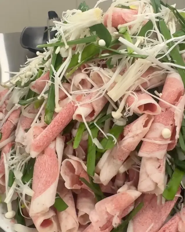 산더미 차돌구이 세트