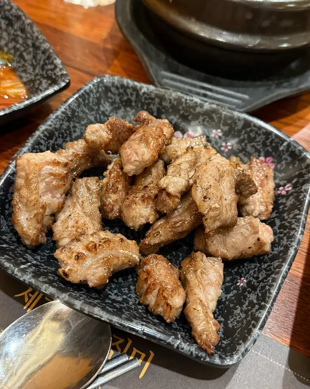 다 구워진 꽃갈비살