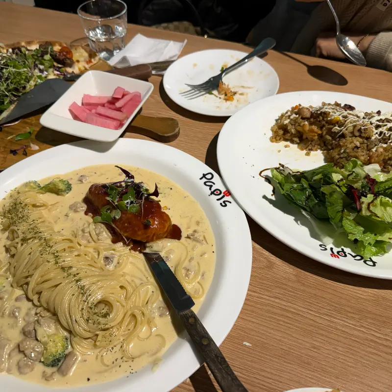 함박스테이크 근접 사진