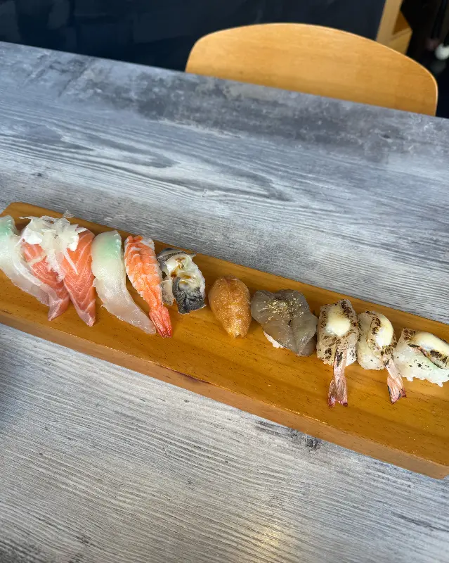 신선함이 느껴지는 초밥 단면